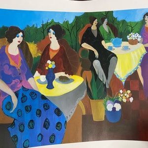 "Morning Social" by Itzchak Tarkay